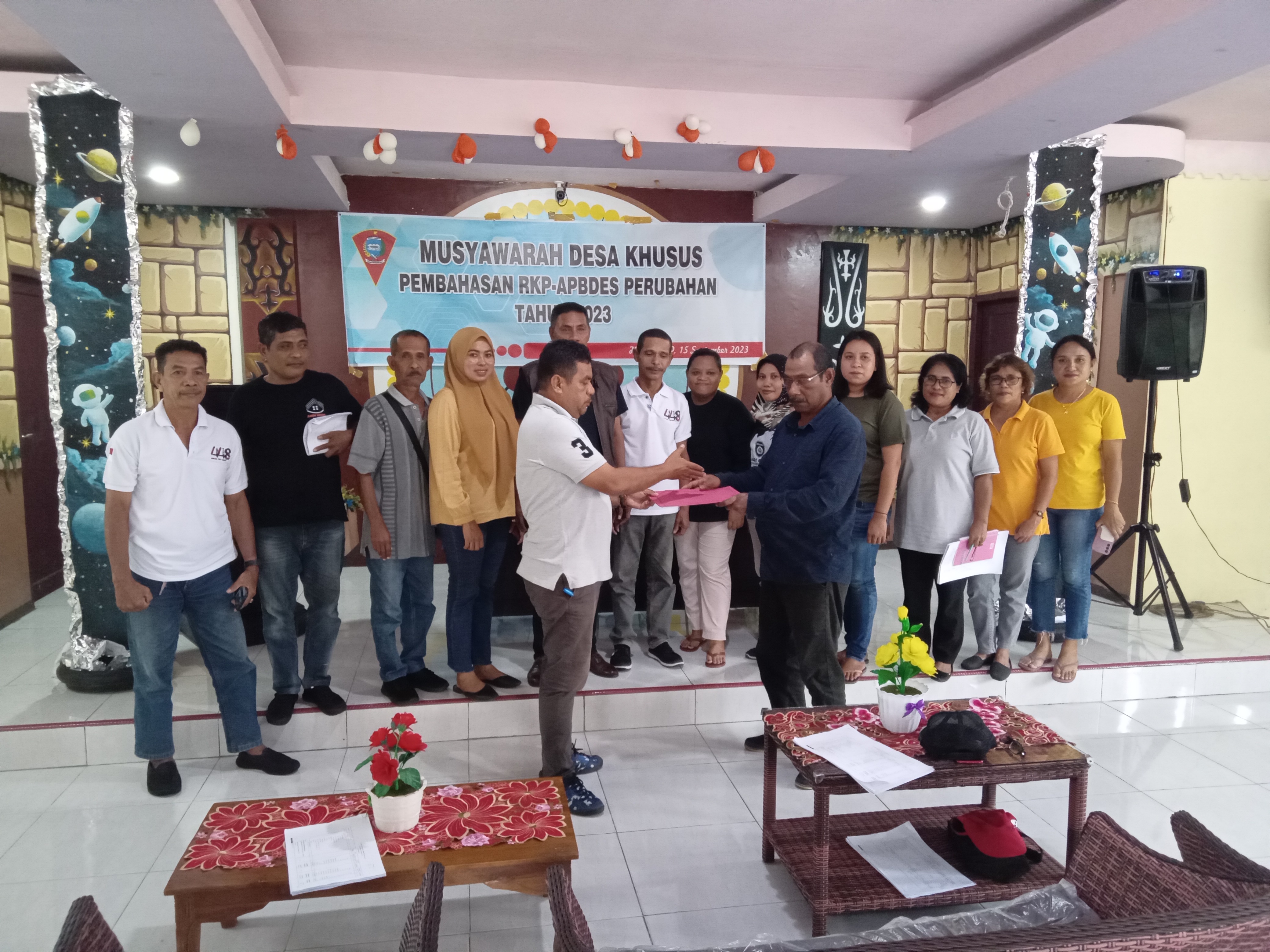 Musdes Khusus Pembahasan Perubahan Penjabaran APBDes 2023