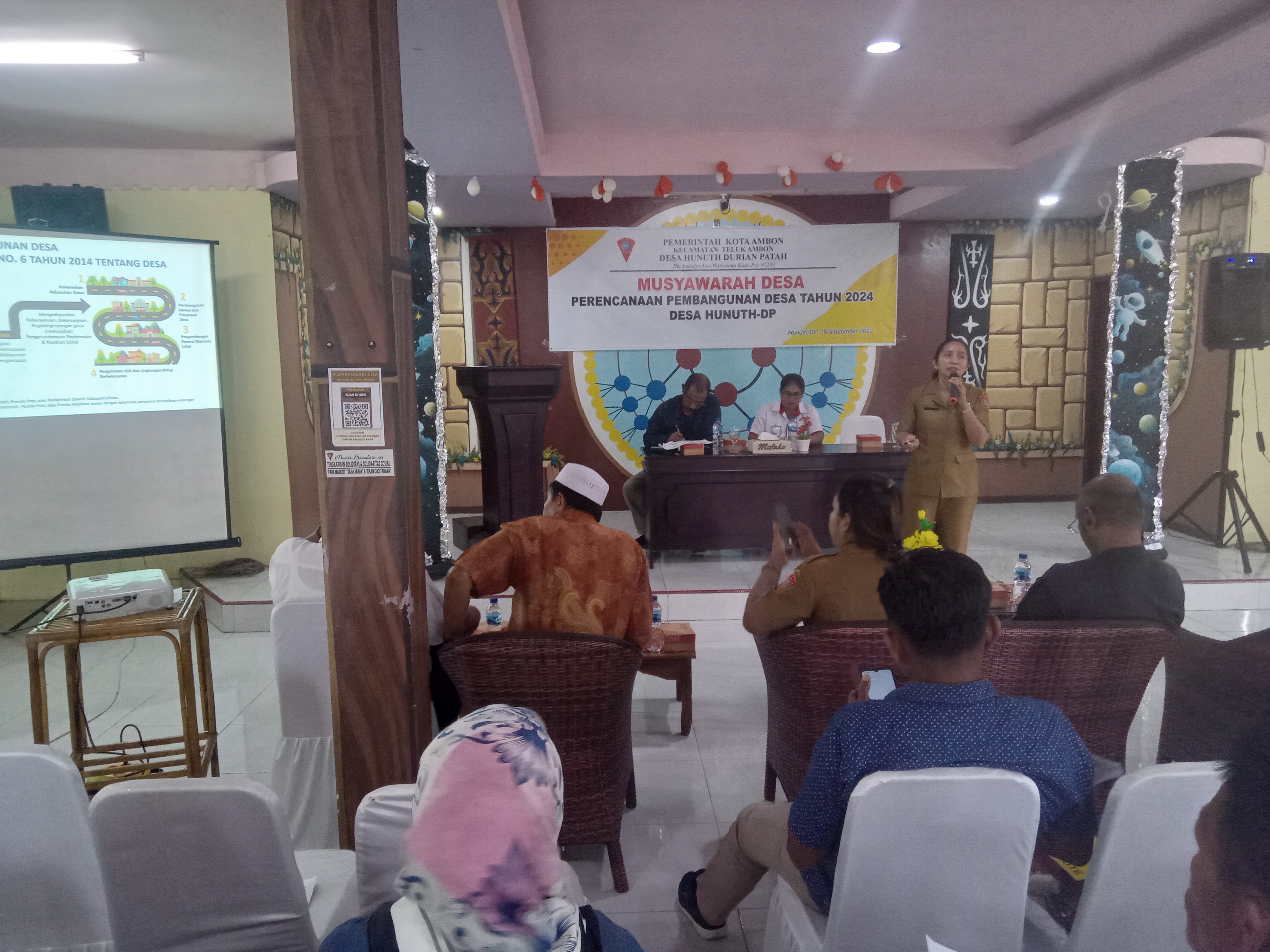 Penyampaian Materi Musdes RKPDes 2024