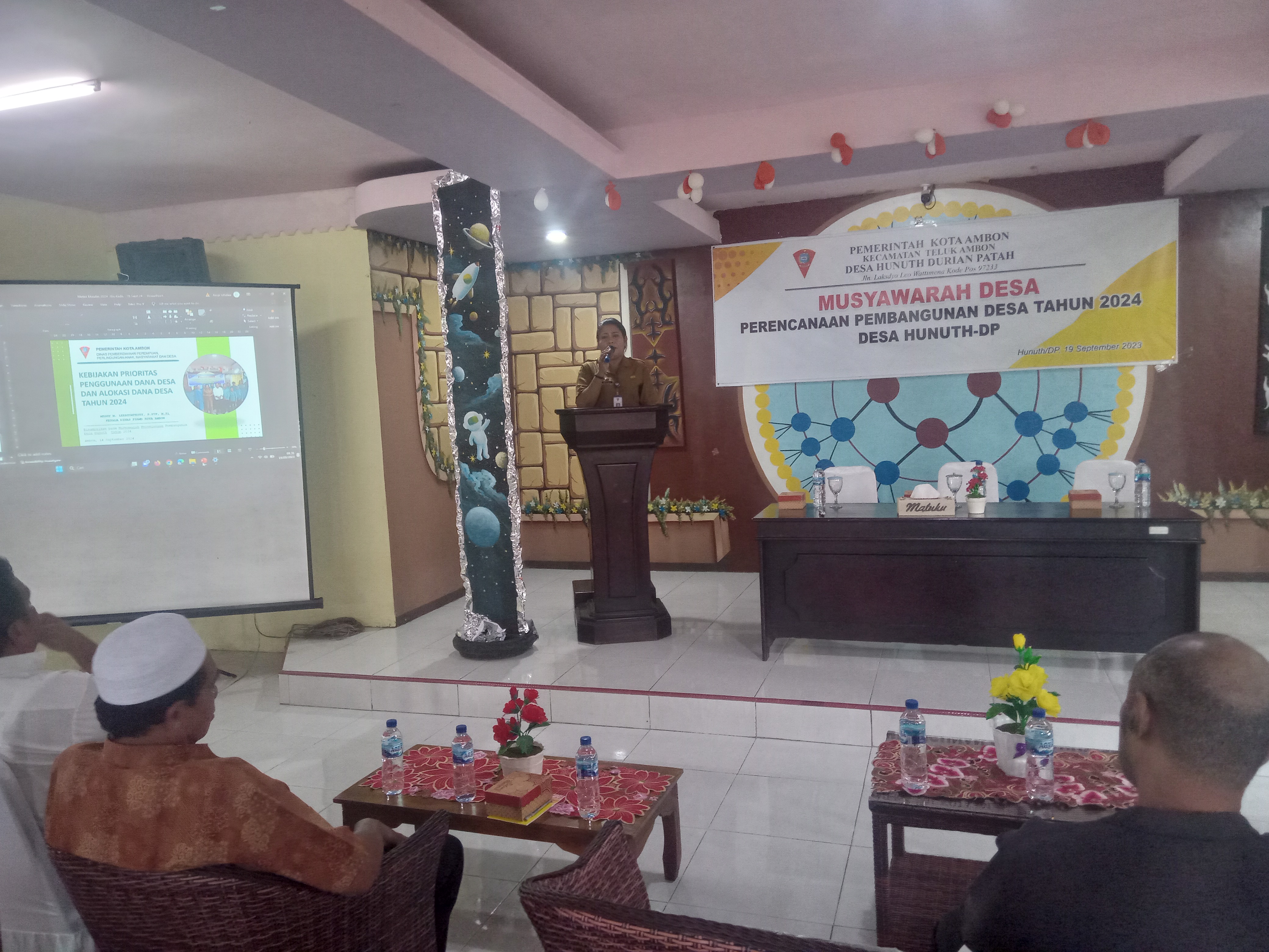 Sambutan Camat Teluk Ambon