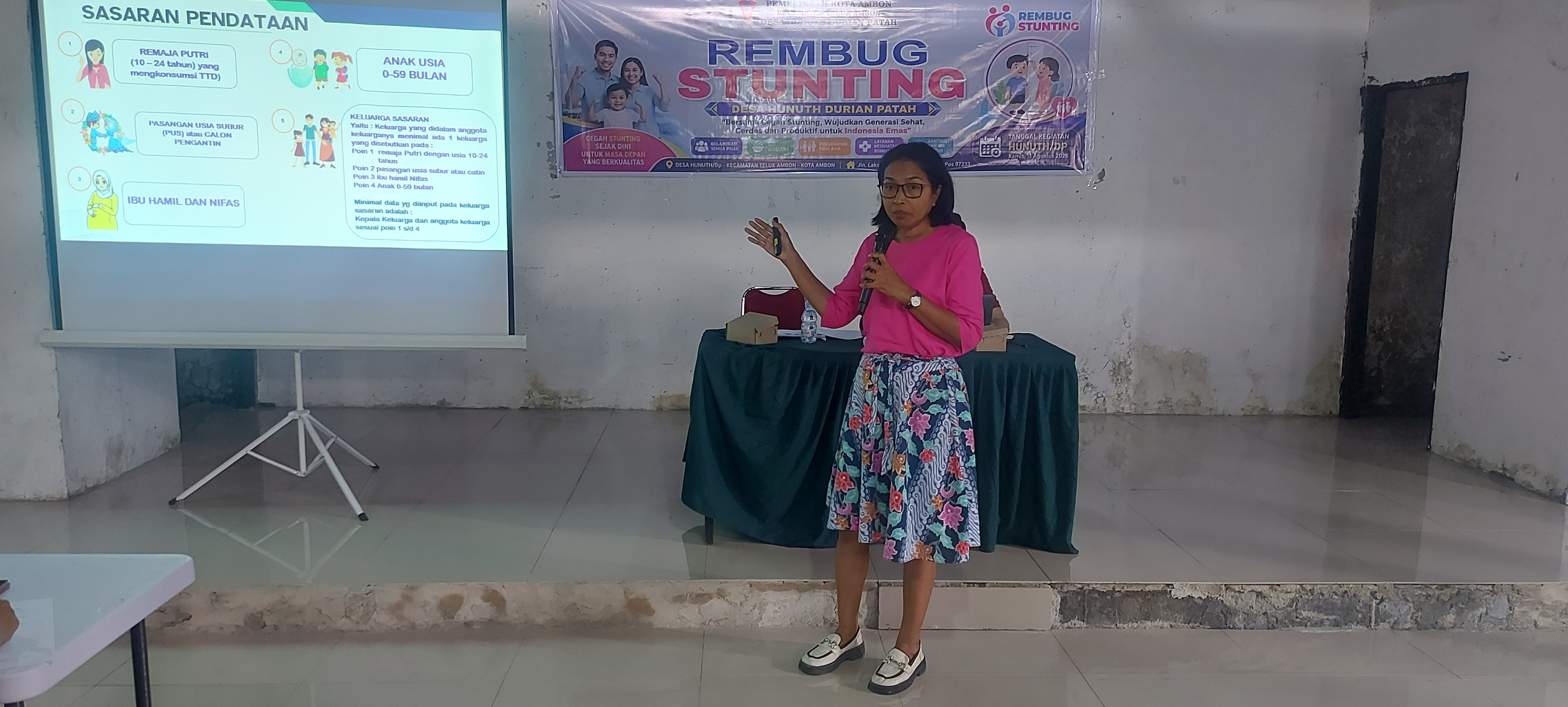 Rembug Stunting Desa Hunuth Tahun 2026