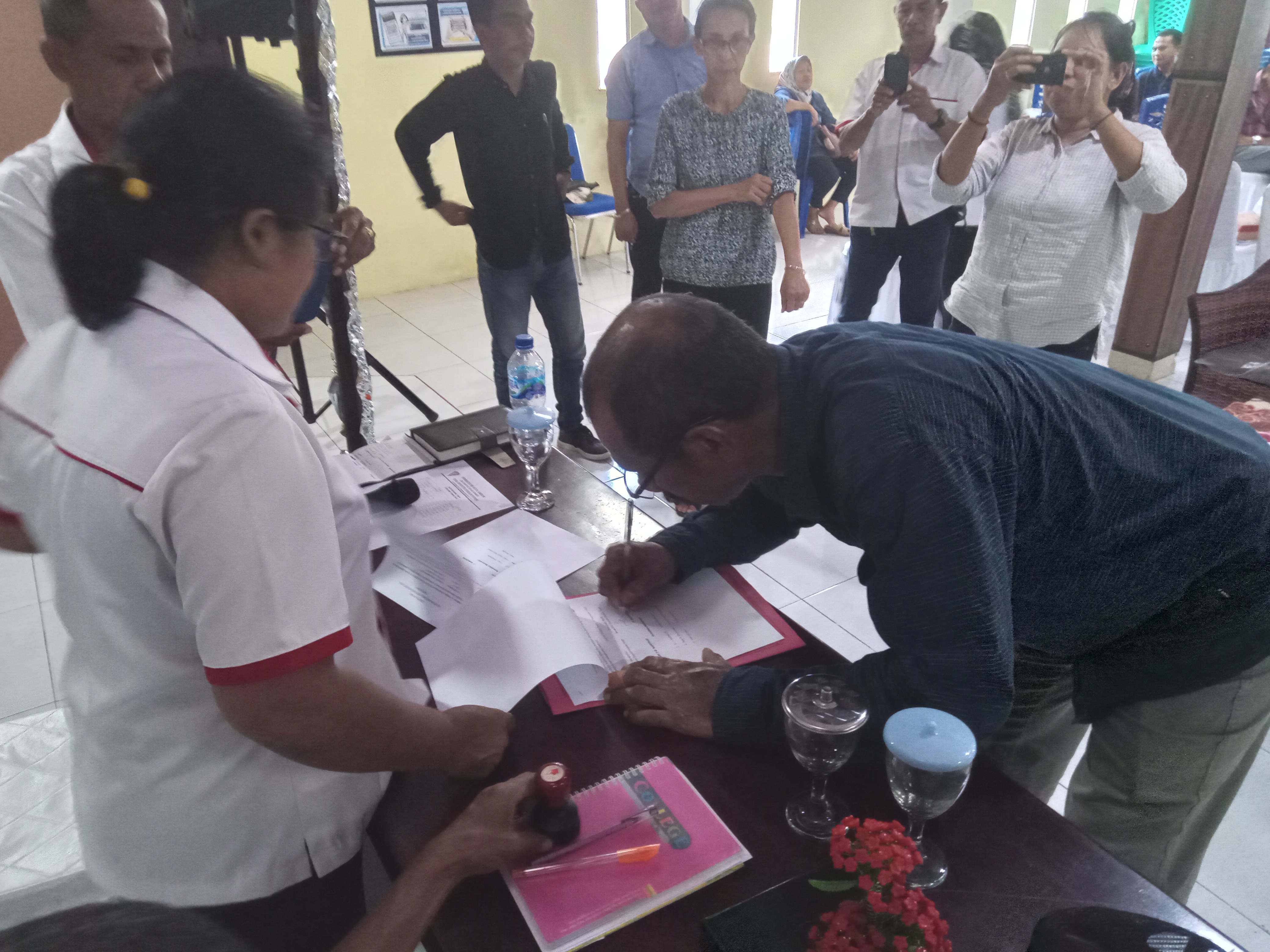 Penandatangan Berita Acara Musdes RKP Des 2024