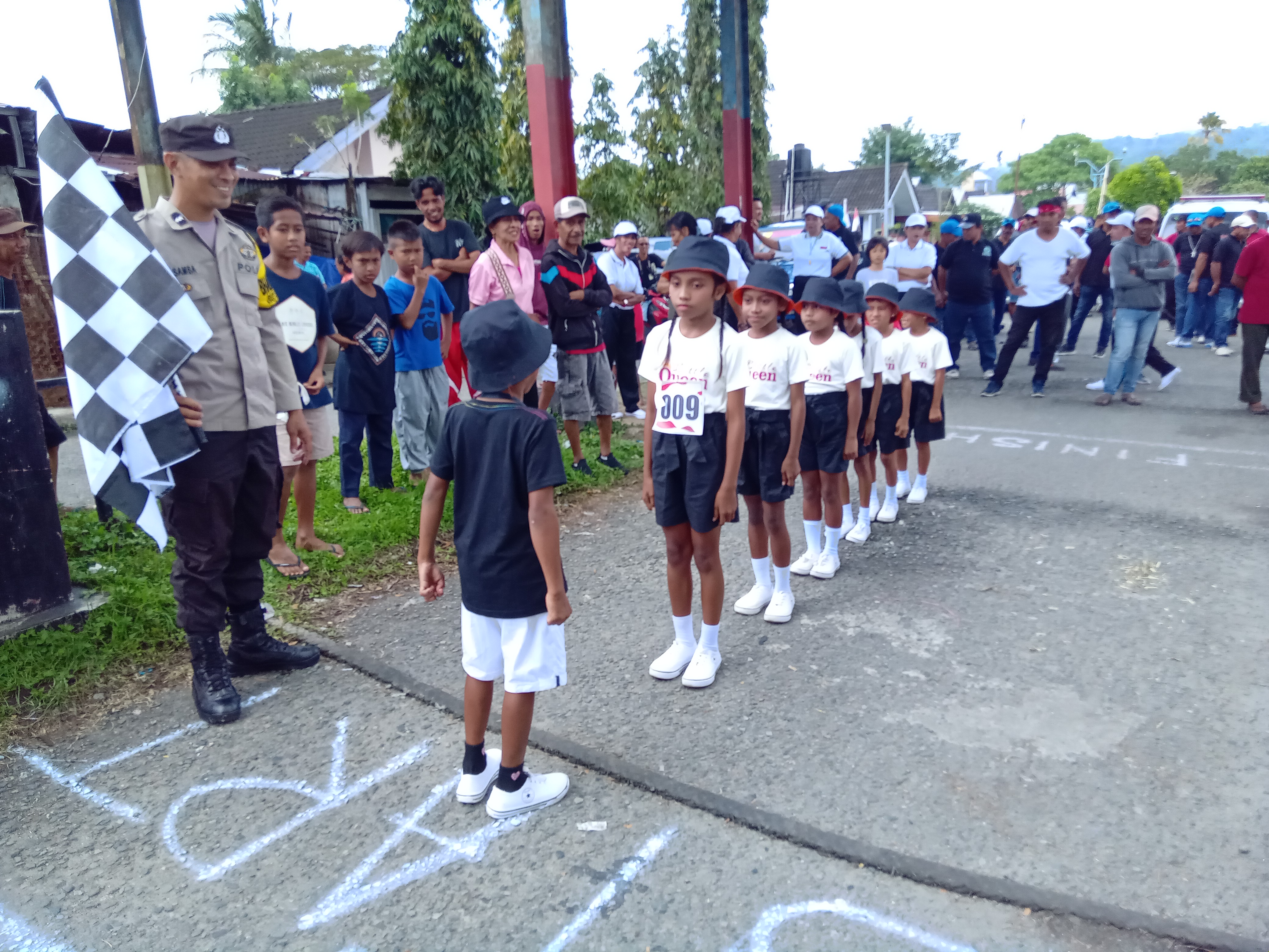 Lomba Gerak Jalan Cepat Tepat Desa Hunuth